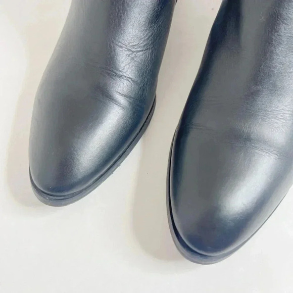 Aquatalia Fanny Boot Women's Black Leather Bootie Size 12 - Picture 9 of 10